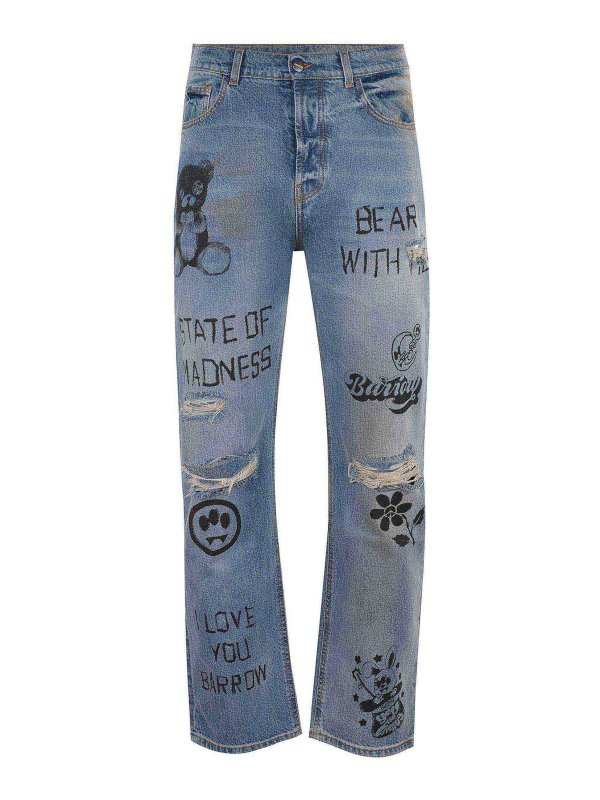 BARROW: ブーツカットジーンズ - ブーツカットジーンズ - ブルー