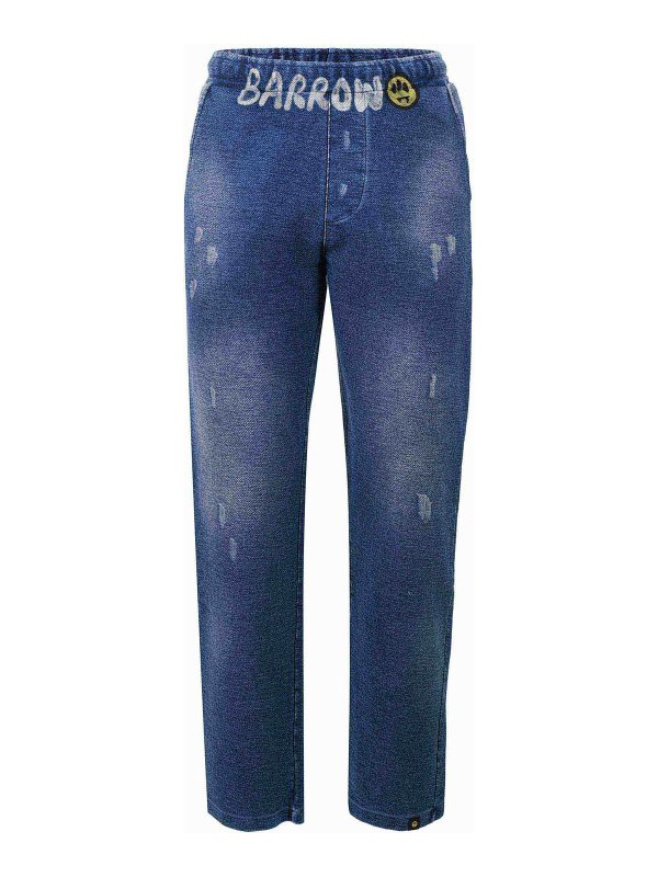 BARROW: カジュアルトラウザー - カジュアルパンツ - ミディアムウォッシュ