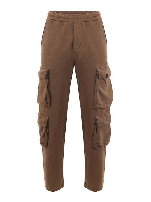 BARROW: tracksuit bottoms - Cargo Jogging Trousers In Cotton