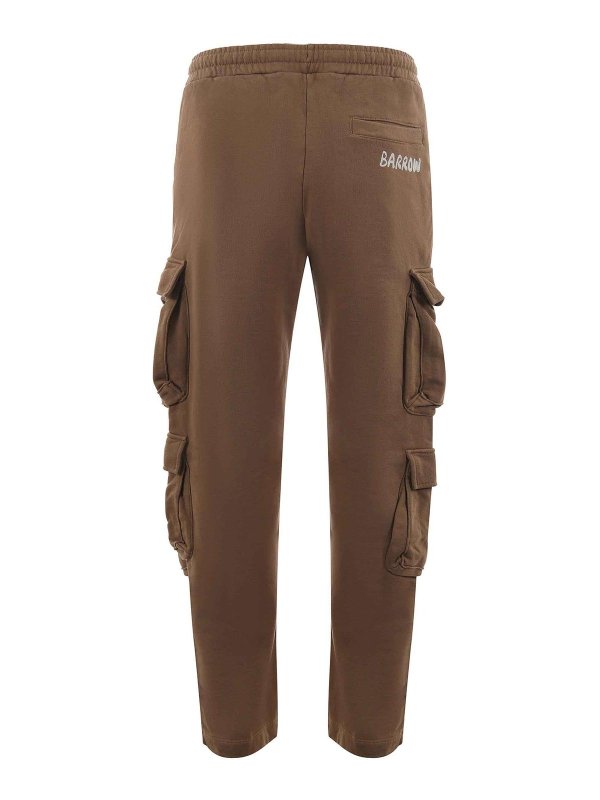 The Best Shops BARROW: tracksuit bottoms - Cargo Jogging Trousers In Cotton