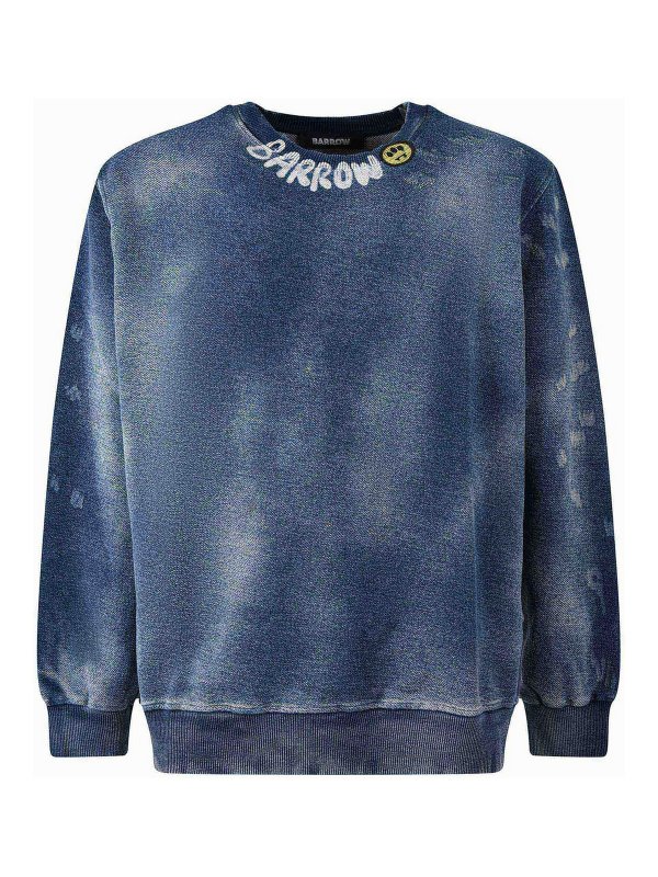 BARROW: スウェット＆セーター - スウェットシャツ/セーター - ミディアムウォッシュ