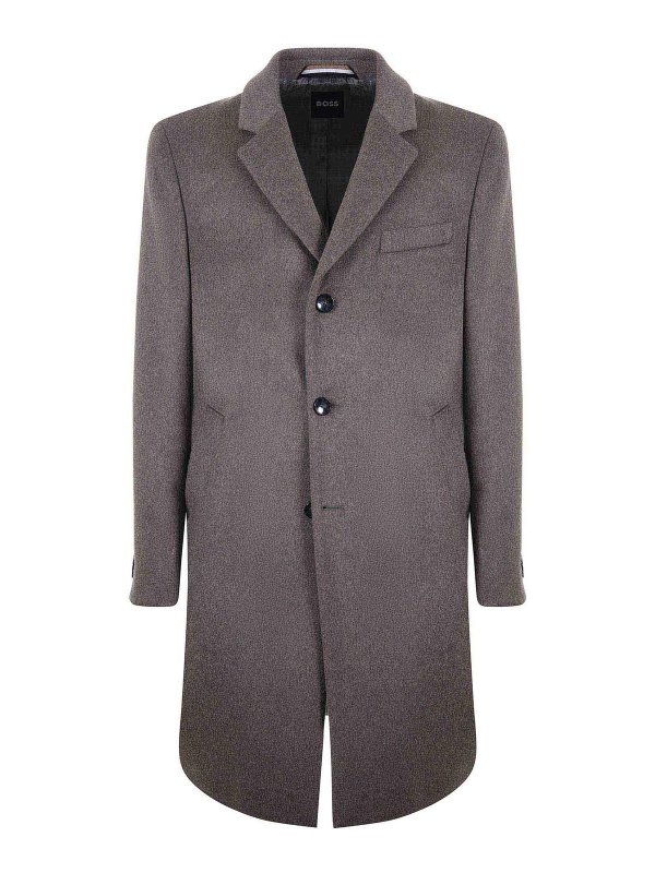 Hugo Boss: Manteaux courts - Manteau Court - Gris