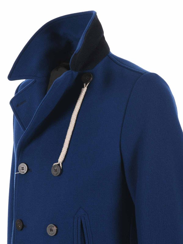 The Best Shops CAMPLIN: ニーレングスコート - 膝丈コート - ブルー