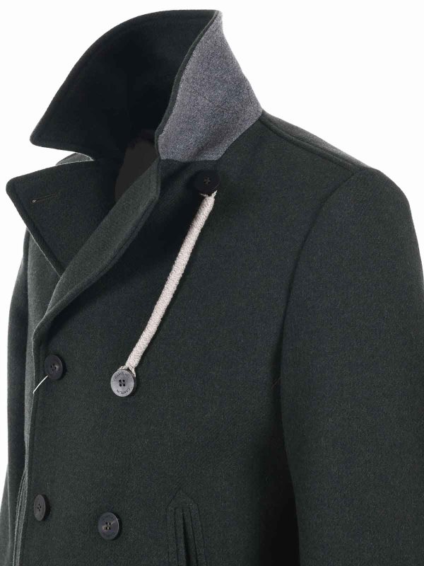 The Best Shops CAMPLIN: Knielange Mäntel - Knielanger Mantel - Grün