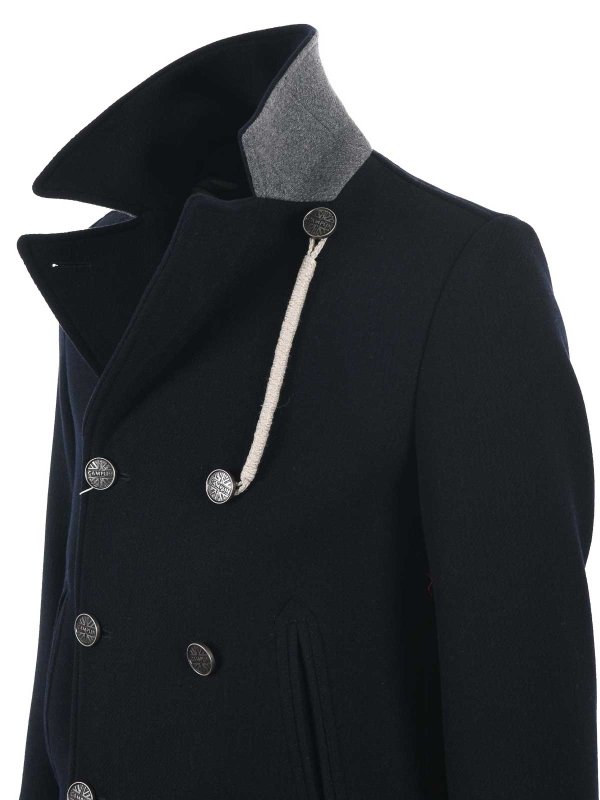 The Best Shops CAMPLIN: knee length coats - Peacoat In Wool Blend
