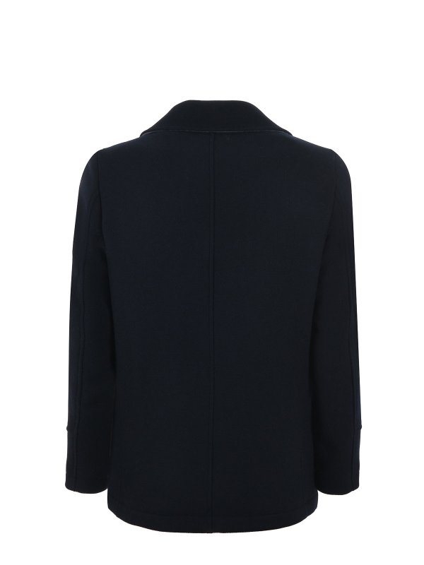 Peacoat In Wool Blend shop online: CAMPLIN