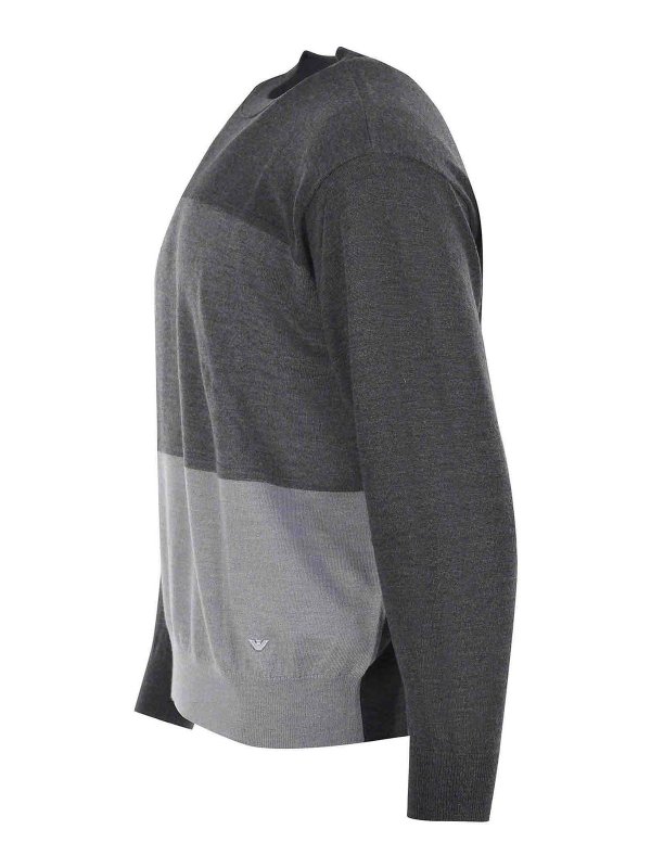 EMPORIO ARMANI: crew necks online - Sweater In Virgin Wool