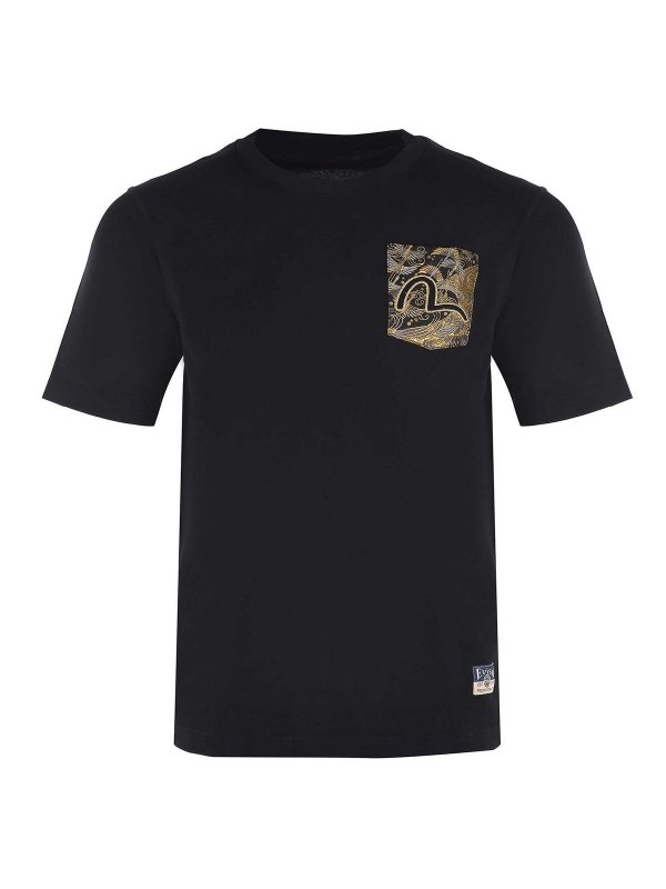 EVISU: T-shirts - T-Shirt - Schwarz