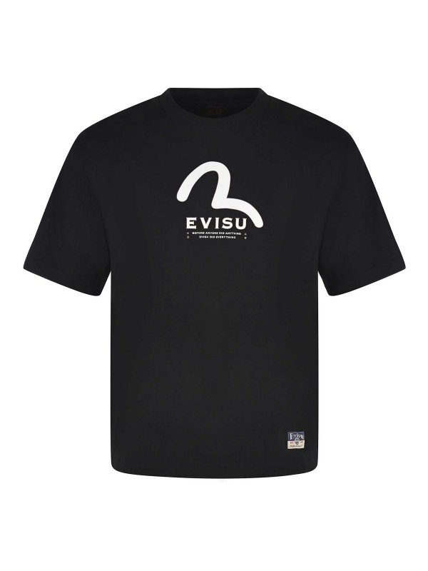 EVISU: Camisetas - Camiseta - Negro