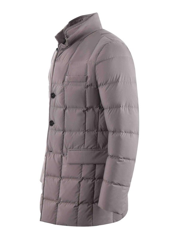 The Best Shops FAY: padded coats - Long Quilted Nylon Down