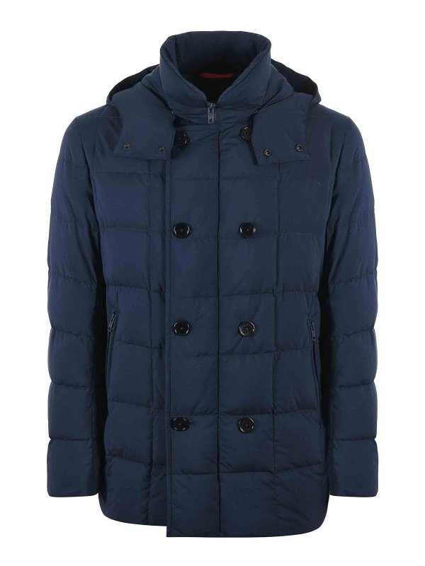 FAY: padded jackets - Quilted Nylon Down Jacket
