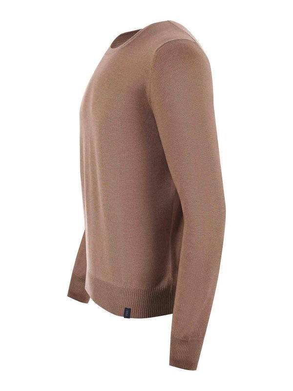 FAY: クルーネック online - クルーネック - キャメル