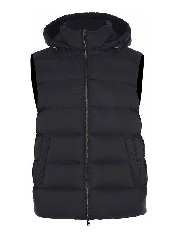 HERNO: ダウン・ハイテクジャケット - ダウンジャケット - 黒