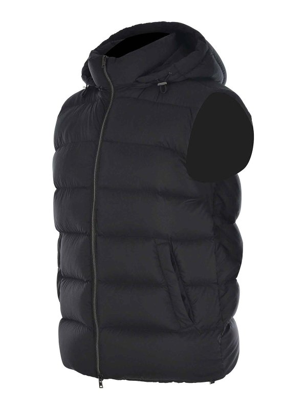 HERNO: ダウン・ハイテクジャケット online - ダウンジャケット - 黒
