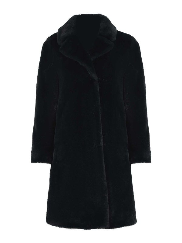 HERNO: Pellicce e montoni - Pelliccia in finta cappotto