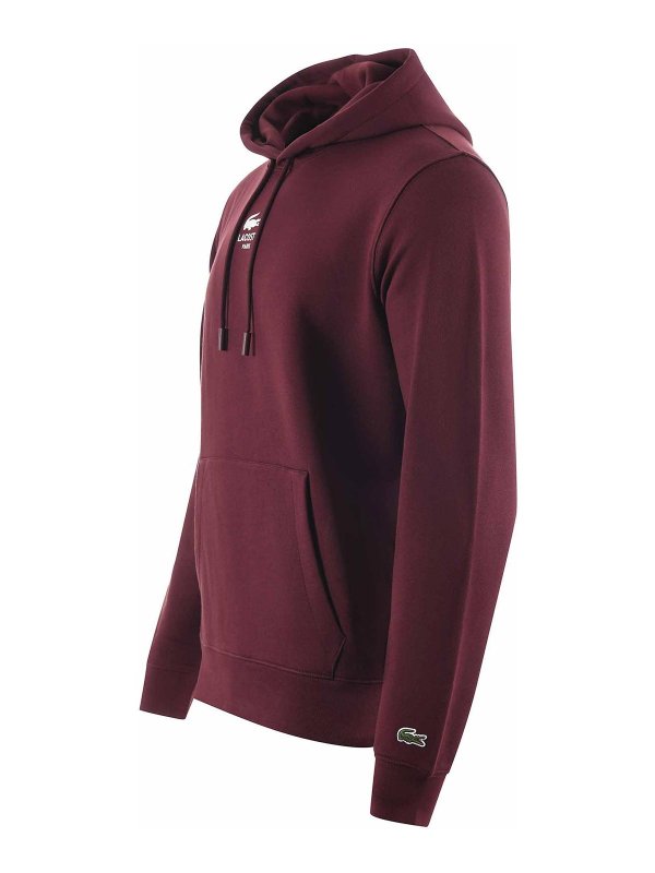 The Best Shops LACOSTE: Sudaderas y suéteres - Sudadera - Rojo Oscuro