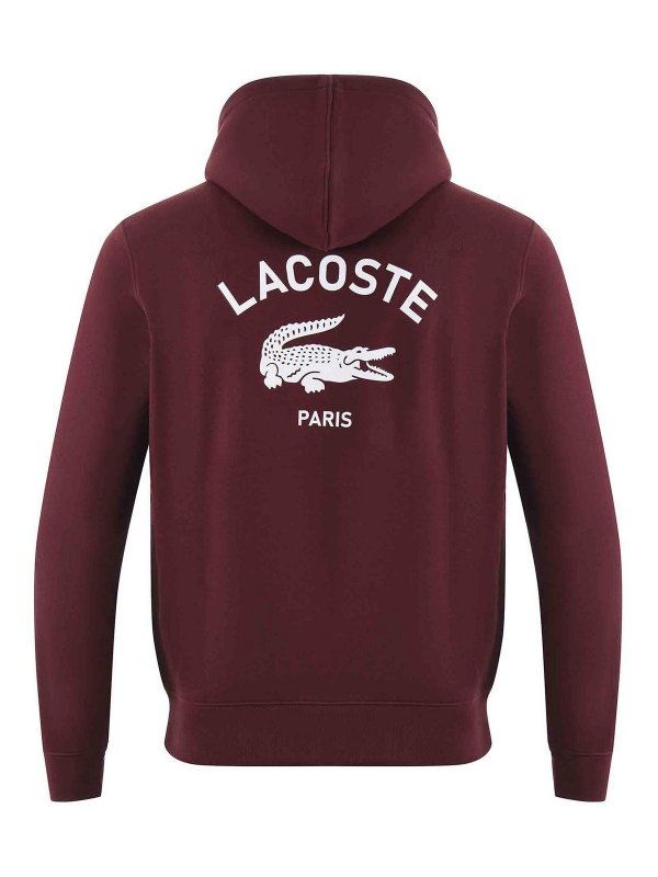 Sudadera - Rojo Oscuro shop online: LACOSTE