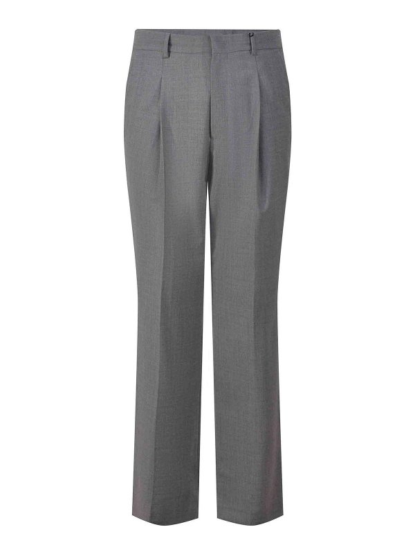 m.s.g.m.: casual trousers - Msgm Wool Trousers