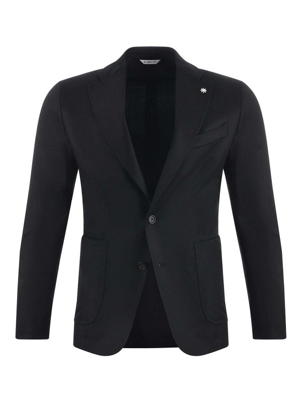 MANUEL RITZ : casual jackets - Stretch Wool Jacket