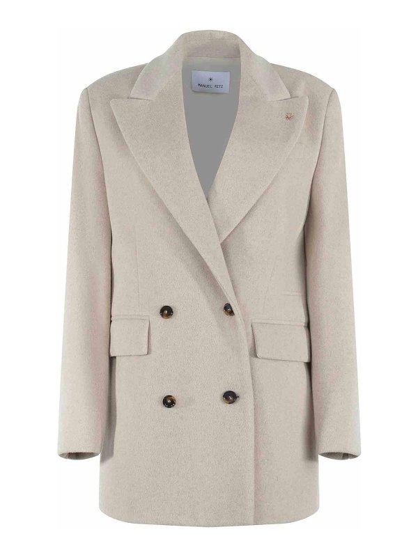 MANUEL RITZ : ショートコート - ショートコート - ベージュ