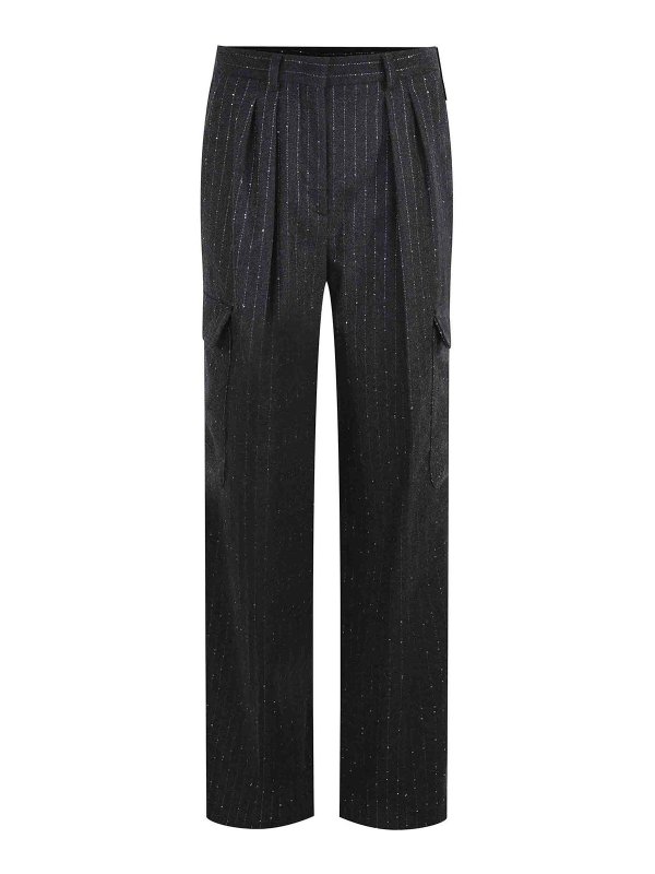 MANUEL RITZ : Trousers Shorts - Wool Blend Trousers