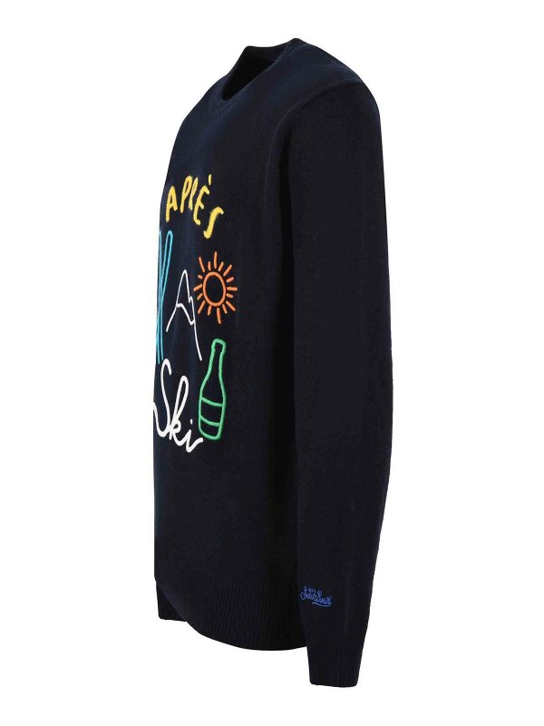 MC2 SAINT BARTH: Pull col rond online - Pull Col Rond - Bleu