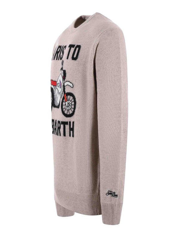 MC2 SAINT BARTH: Suéteres con cuello pico online - Suéter Cuello Redondo - Beis