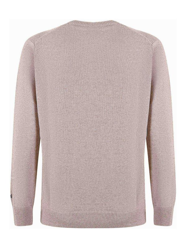 The Best Shops MC2 SAINT BARTH: Suéteres con cuello pico - Suéter Cuello Redondo - Beis