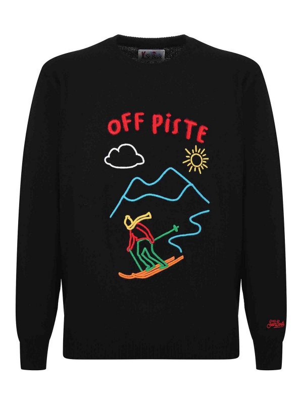 MC2 SAINT BARTH: Pull col rond - Pull Col Rond - Noir