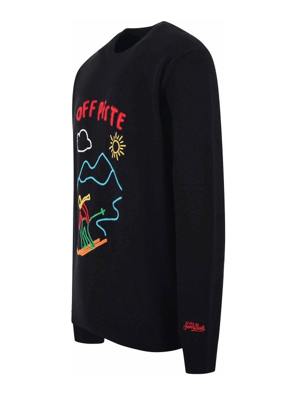 MC2 SAINT BARTH: Pull col rond online - Pull Col Rond - Noir