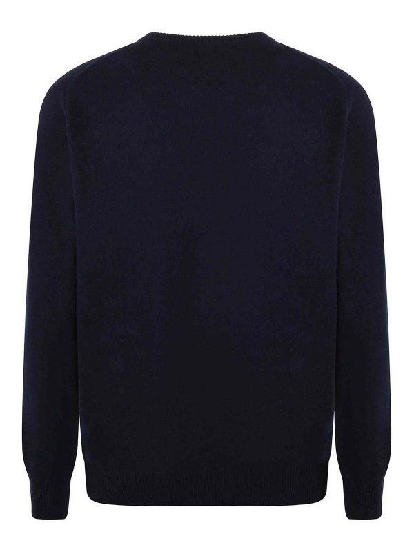 The Best Shops MC2 SAINT BARTH: Suéteres con cuello pico - Suéter Cuello Redondo - Azul