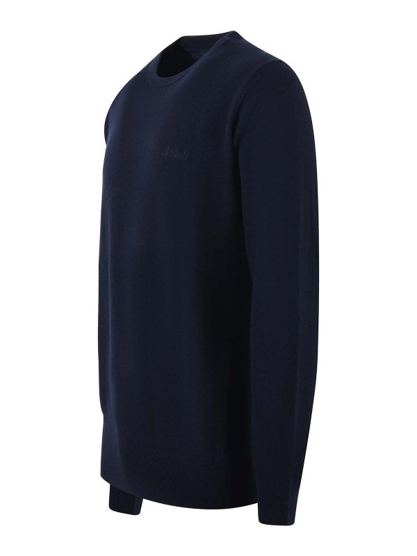 MC2 SAINT BARTH: Suéteres con cuello pico online - Suéter Cuello Redondo - Azul