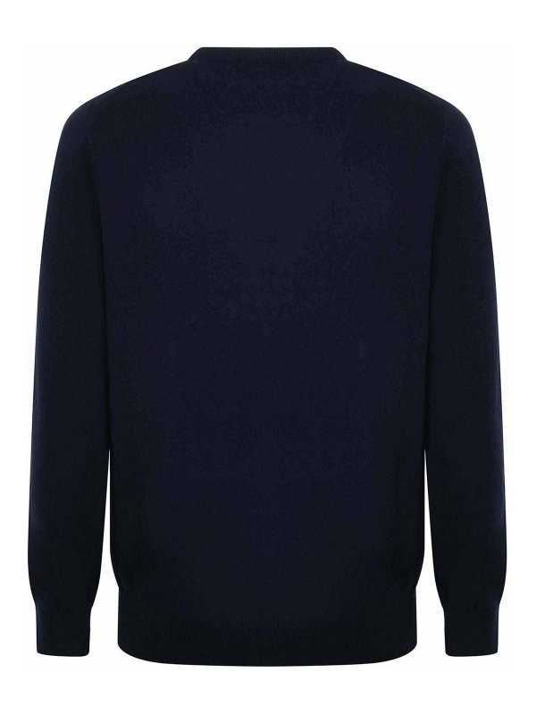 The Best Shops MC2 SAINT BARTH: Suéteres con cuello pico - Suéter Cuello Redondo - Azul