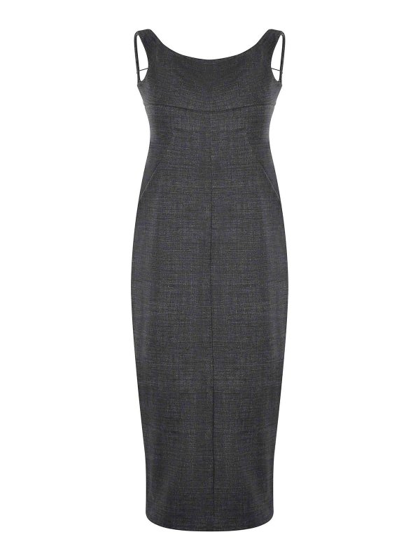 Philosophy di Lorenzo Serafini: abiti al ginocchio - Abito di filosofia in nylon