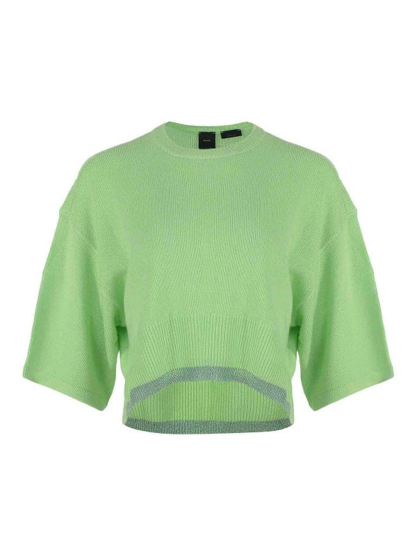 Pinko: クルーネック - クルーネック - ライトグリーン