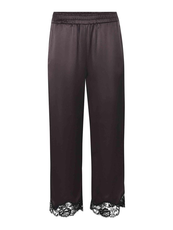 Pinko: Pantalons casual - Pantalons Décontractés - Violet