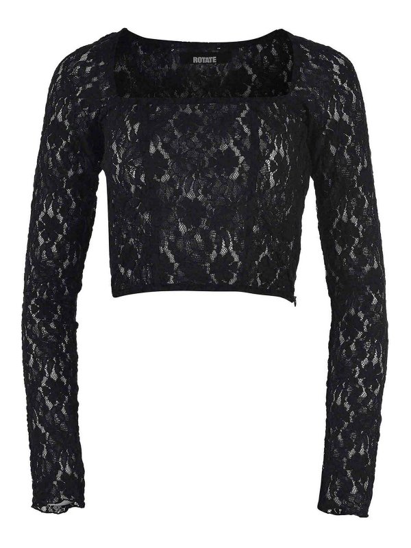 ROTATE Birger Christensen: Tops und Tank Tops - Top - Schwarz