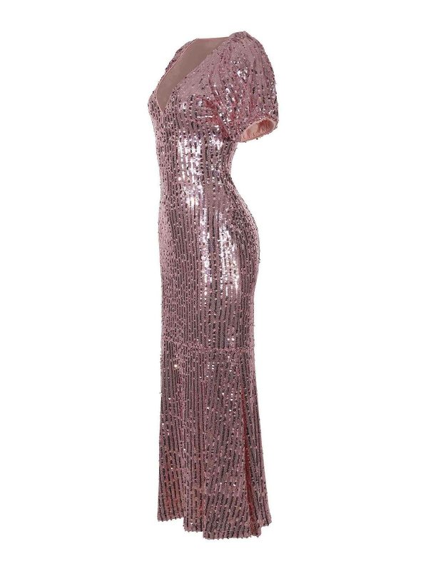 ROTATE Birger Christensen: ニーレングスドレス online - 膝丈ドレス - ヌードカラー