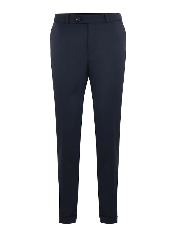 RRD Roberto Ricci Designs: カジュアルトラウザー - カジュアルパンツ - ブルー