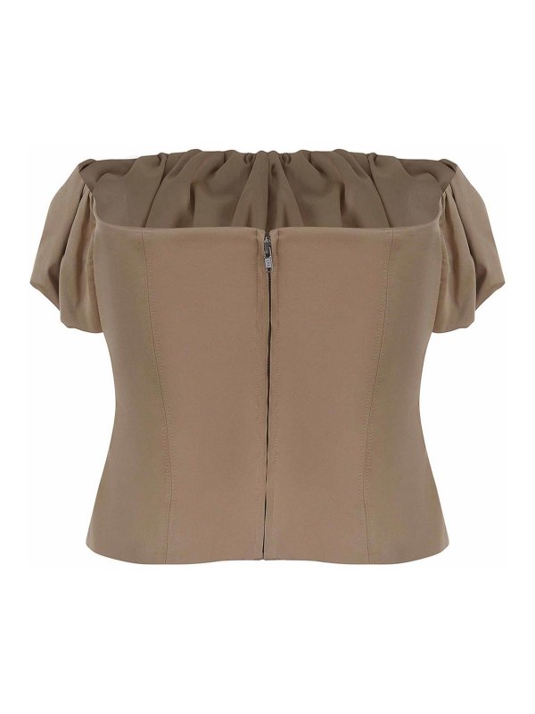 The Best Shops Self Portrait: Tops & Débardeurs - Top - Beige