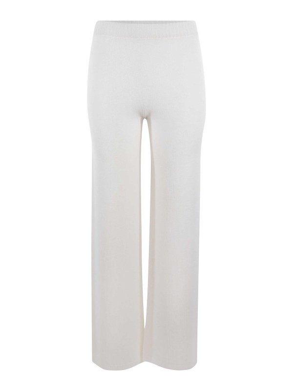 SOLOTRE: Casual Hosen - Casual Hose - Weiß