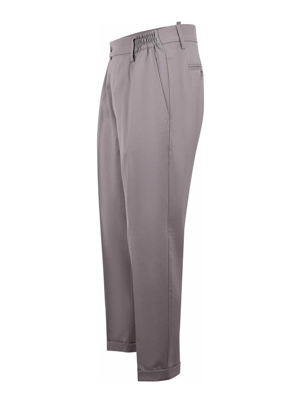 YES LONDON: casual trousers online - Trousers In Wool Blend