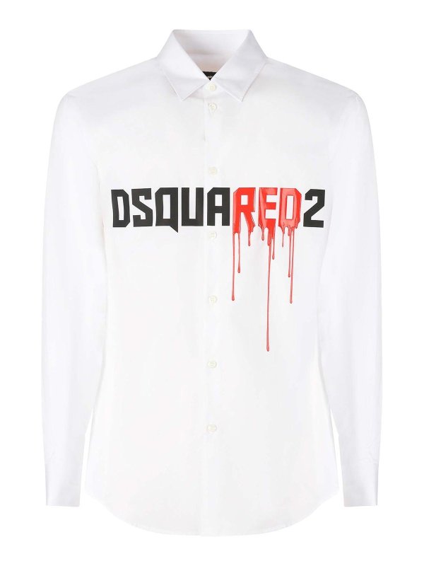 DSQUARED2: shirts - Shirt in Cotton Poplin