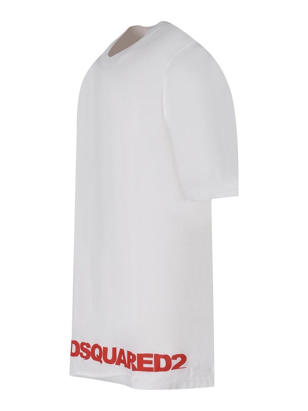 DSQUARED2: T-shirts online - T-Shirt - Blanc