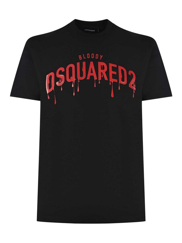DSQUARED2: t-shirts - T-Shirt Bloody in Cotton