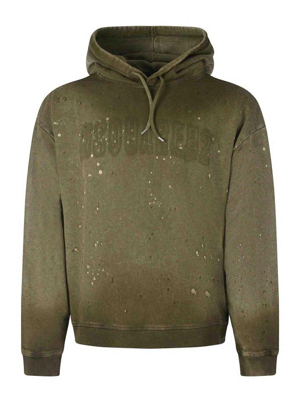 DSQUARED2: スウェット＆セーター - スウェットシャツ/セーター - 緑