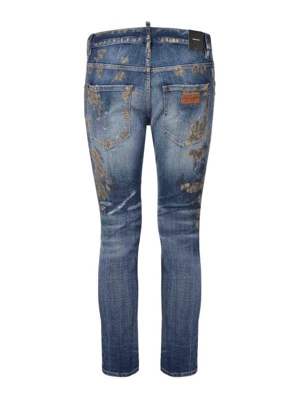 The Best Shops DSQUARED2: bootcut jeans - Jeans Skater in Denim