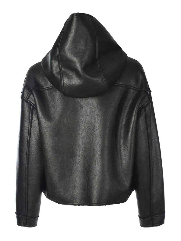 The Best Shops DSQUARED2: Capes &  Ponchos - Sheepskin Coat Icon in A Viscose Blend