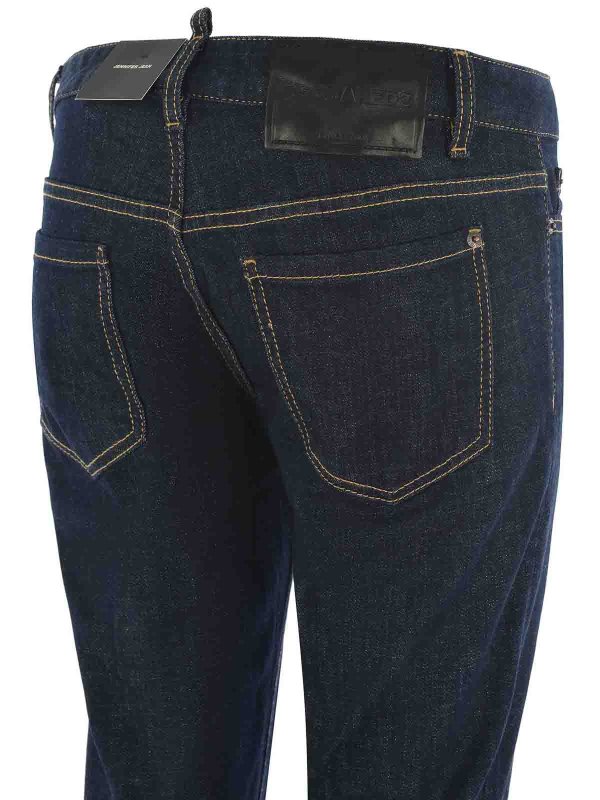 Bootcut Jeans - Dunkles Jeansblau shop online: DSQUARED2
