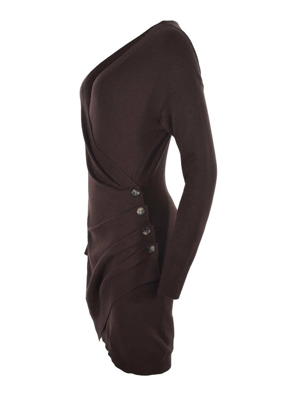 Philosophy di Lorenzo Serafini: knee length dresses online - Philosophy Wool Blend Dress